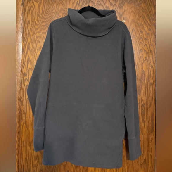 Duluth Trading Co. Women’s Textured Jacquard Funnelneck Tunic - XL - Picture 2 of 6